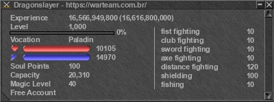 Signature for player Dragonslayer