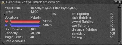 Signature for player Paladinka